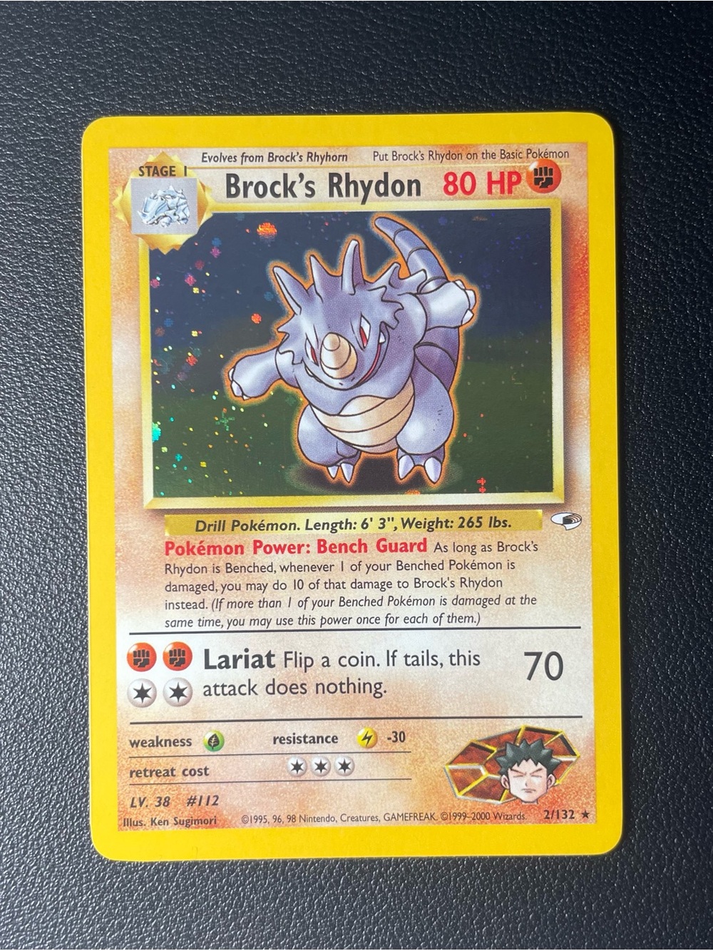 Brock's Rhydon #2/132/Pokemon Gym Heroes
